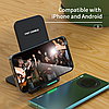 Бездротовий зарядний пристрій 30Вт USB Type-C Wireless Fast Qi Charger 30W Білий, фото 6