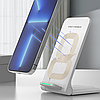 Бездротовий зарядний пристрій 30Вт USB Type-C Wireless Fast Qi Charger 30W Білий, фото 2