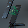 Бездротовий зарядний пристрій 30Вт USB Type-C Wireless Fast Qi Charger 30W Білий, фото 8