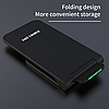 Бездротовий зарядний пристрій 30Вт USB Type-C Wireless Fast Qi Charger 30W Білий, фото 9