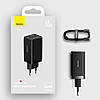 Зарядний пристрій BASEUS GaN5 Pro 65W (2 USB Type-C + USB Type-A) 65Вт PD3.0 QC4.0 + Кабель Type-C 100W PD, фото 2