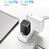 Зарядний пристрій BASEUS GaN5 Pro 65W (2 USB Type-C + USB Type-A) 65Вт PD3.0 QC4.0 + Кабель Type-C 100W PD, фото 8