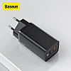 Зарядний пристрій BASEUS GaN2 Lite 65 W (USB Type-C + USB Type-A) 65 Вт PD3.0 QC4.0 Білий, фото 2