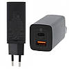 Зарядний пристрій BASEUS GaN2 Lite 65 W (USB Type-C + USB Type-A) 65 Вт PD3.0 QC4.0 Білий, фото 4