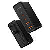 Зарядний пристрій BASEUS GaN2 Pro 100W (2 USB Type-C + 2 USB Type-A) 100Вт PD3.0 QC4.0 Кабель Type-C 100W PD, фото 3
