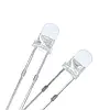 Світлодіод 3мм білий LED F3 3.2В Прозорий, фото 3