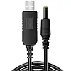 Підвищувальний кабель USB - DC5.5х2.1 тригер перетворювач 5-12В, 750мА, 6Вт, фото 2