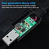 Підвищувальний кабель USB - DC5.5х2.1 тригер перетворювач 5-12В, 750мА, 6Вт, фото 6