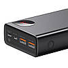 Павербанк Power Bank Baseus 65W 20000mAh Adaman Metal Digital Display QC3.0+PD3.0 2USB-A+Type-C, Кабель Type-C, фото 4