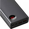 Павербанк Power Bank Baseus 65W 20000mAh Adaman Metal Digital Display QC3.0+PD3.0 2USB-A+Type-C, Кабель Type-C, фото 5