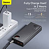 Павербанк Power Bank Baseus 65W 20000mAh Adaman Metal Digital Display QC3.0+PD3.0 2USB-A+Type-C, Кабель Type-C, фото 9