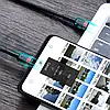 Кабель Baseus Cafule Data Cable USB Type-C to Type-C 100W 20V 5A, QC4.0+PD2.0, 1м, Нейлонове обплетення, Чорний, фото 6