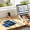 Зарядний пристрій BASEUS GaN5 Pro 140 W (2 USB Type-C + USB Type-A) 140 Вт PD3.1 QC4.0 + Кабель Type-C 240W PD, фото 6