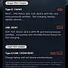 Автомобільний зарядний пристрій Baseus 140W (USB Type-C + Type-A) 140Вт 160W PD3.1 QC3.0 + Кабель Type-C 240W, фото 8