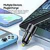Автомобільний зарядний пристрій Essager 100 W Car Charger (USB Type-C + USB Type-A) 100 Вт PD3.0 QC4.0, фото 7