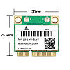 Wi-Fi адаптер Intel AX200 MPE-AX3000H Wi-Fi 6 802.11ax Mini PCI-E тридіапазонний 2.4G/5G/6G Bluetooth 5.2, фото 9