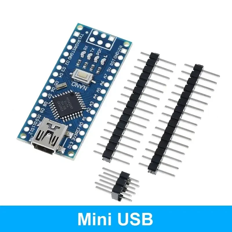 Arduino NANO V3.0, ATmega328P, CH340, 5В, 16МГц, MiniUSB, фото 1