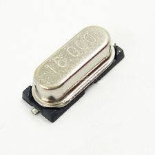 Кварцовий резонатор генератор 16МГц 20ppm 20pF 16MHz HC-49S-SMD
