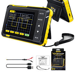 Осцилограф FNIRSI DSO152 200кГц, вибірка 2.5МВ/с, акумулятор 1000мА·год, дисплей 2.8"