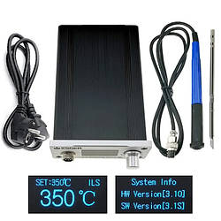 Паяльна станція KSGER T12 STM32 V3.1S OLED 1.3" 128х64, ручка FX9501, 128х64, 100-240В, 120Вт