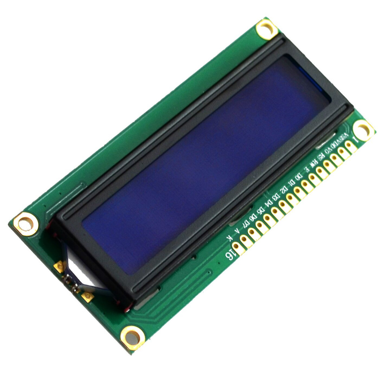 Дисплей LCD 1602 16x2 символьний HD44780, Синя підсвітка, фото 1