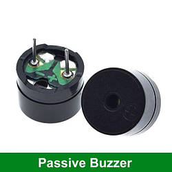 Зумер пасивний buzzer passive 16R 2KHz 3-12V 16Ом 2кГц 3-12В спікер 12х8.5мм