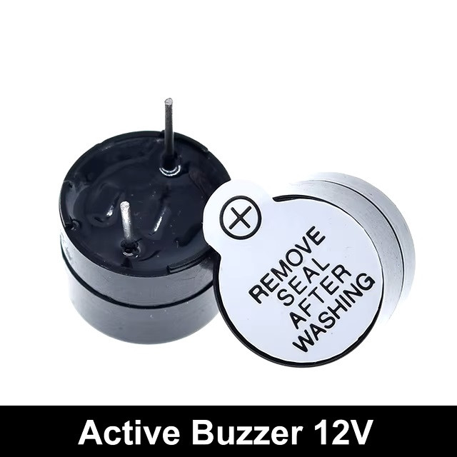 Зумер активний buzzer active 12V 2300Hz 12В 2300Гц спікер 12х9.5мм, фото 1