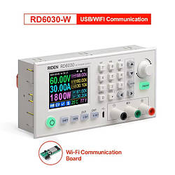 Лабораторний блок живлення RIDEN RD6030-W 0-60В 0-30A 1800Вт Wi-Fi USB знижувальний перетворювач RD6030W