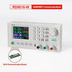Лабораторний блок живлення RIDEN RD6018-W 0-60В 0-18A 1080Вт Wi-Fi USB знижувальний перетворювач RD6018W