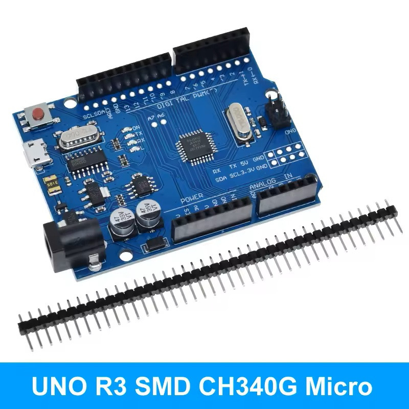 Arduino UNO R3 ATmega328P CH340 5В 16МГц MicroUSB, фото 1