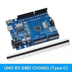 Arduino UNO R3 ATmega328P CH340 5В 16МГц Type-C USB
