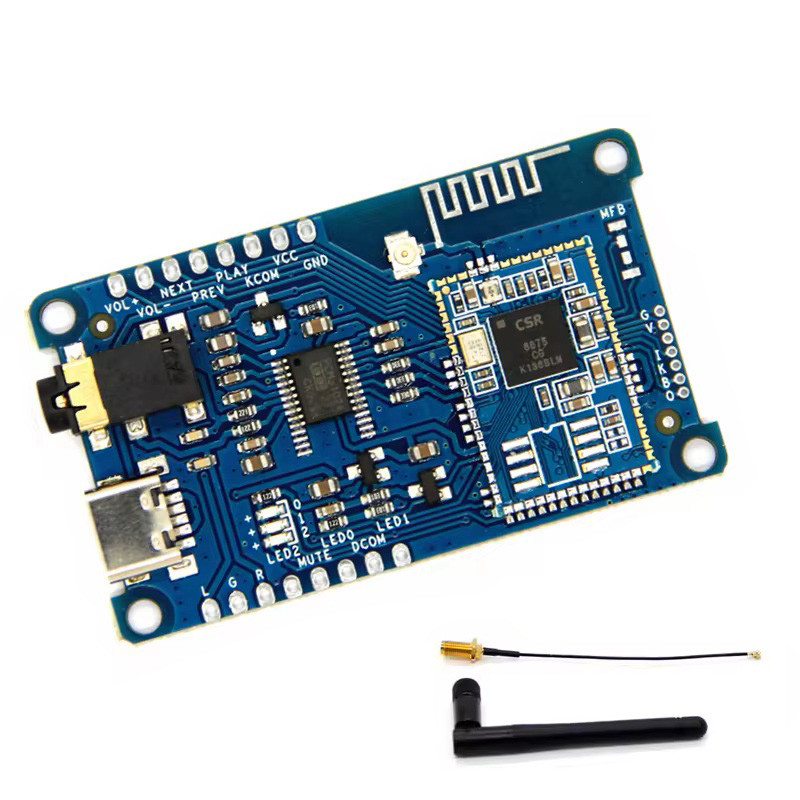 Аудіоприймач Qualcomm CSR8675 + ЦАП PCM5102A Bluetooth 5.0 aptX, aptX Low Latency, aptX HD модуль DC3.6-5.5V, фото 1