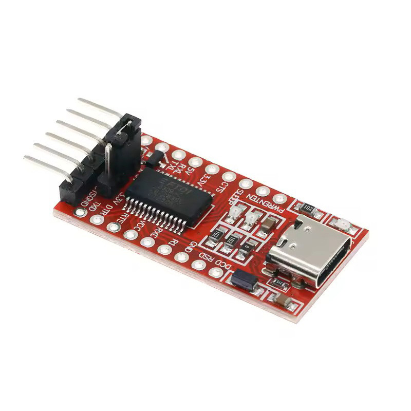 Конвертер FT232RL FTDI USB - TTL 3.3V 5V UART RS232 FT232 USB Type-C, фото 1