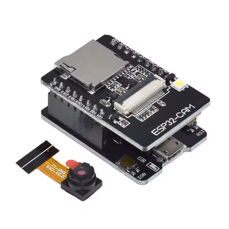 Модуль камери ESP32-CAM Wi-Fi Bluetooth OV2640 2MP плата адаптер CH340 MicroUSB, фото 1