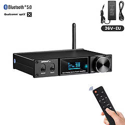 Аудіопідсилювач AIYIMA D05 2x120W TAS5352A TAS5508 Bluetooth 5.0 QCC3031 aptX HD, ЦАП, S/PDIF, DC36V 5A