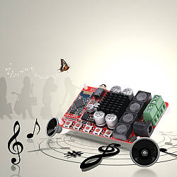 Аудіопідсилювач TDA7492, 2 х 50 Вт, Bluetooth 4.0, AUX, D клас