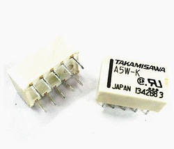 Реле A5W-K для аудіосигналу, 5 В, 2 А, 178Ω