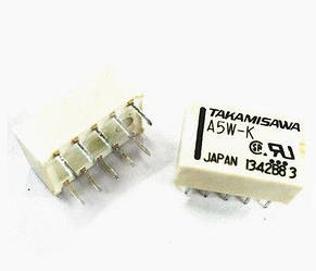 Реле A5W-K для аудіосигналу, 5 В, 2 А, 178Ω
