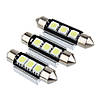 LED 5050 C5W, C10W, CANBUS, 36 мм, Лампа в автомобіль, 3SMD, Біла, фото 3