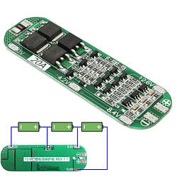 BMS 3S 20A 11.1V (12.6V) Li-ion контролер заряду розряджання захисту батарей, балансування