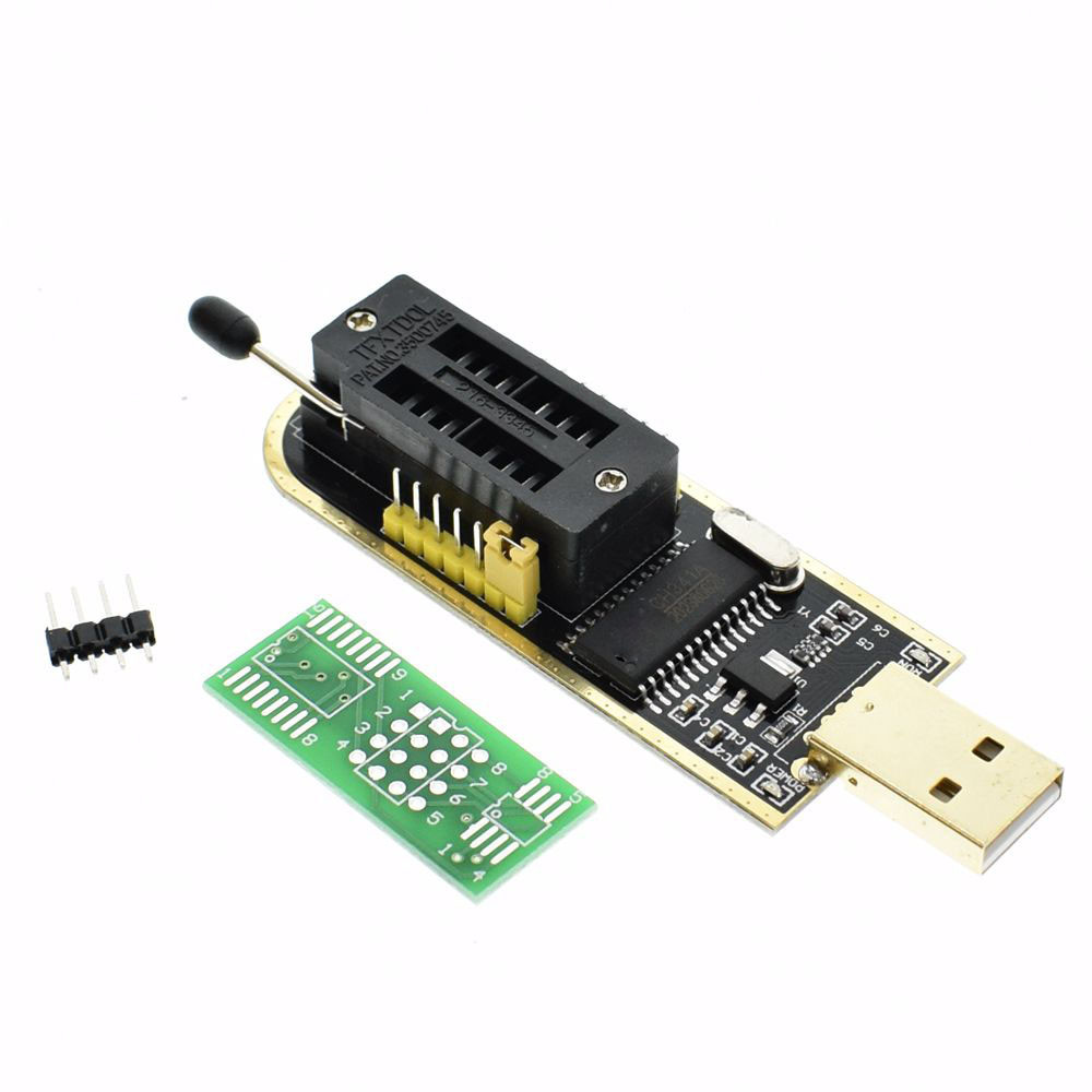 USB-програматор CH341A для EEPROM і FLASH мікросхем 24, 25 серій, фото 1