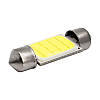 LED COB C5W, C10W, 36 мм, Лампа в автомобіль, Біла, фото 2