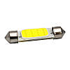 LED COB C5W, C10W, 41 мм, Лампа в автомобіль, Біла, фото 2