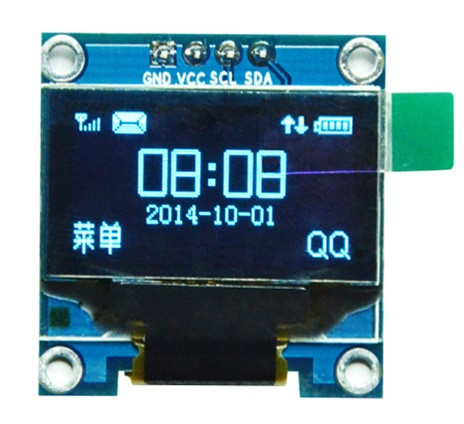 Дисплей OLED 0.96" 128х64 модуль SSD1306 I2C, Синий, фото 1